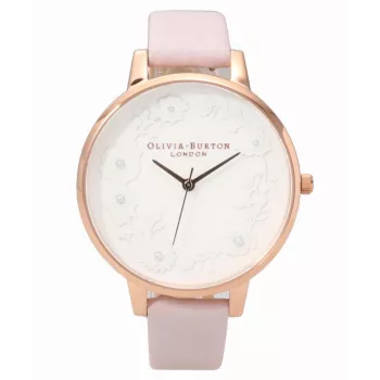 Olivia Burton Damenuhr OB16AR01 30mm Roségold Edelstahl Mesh