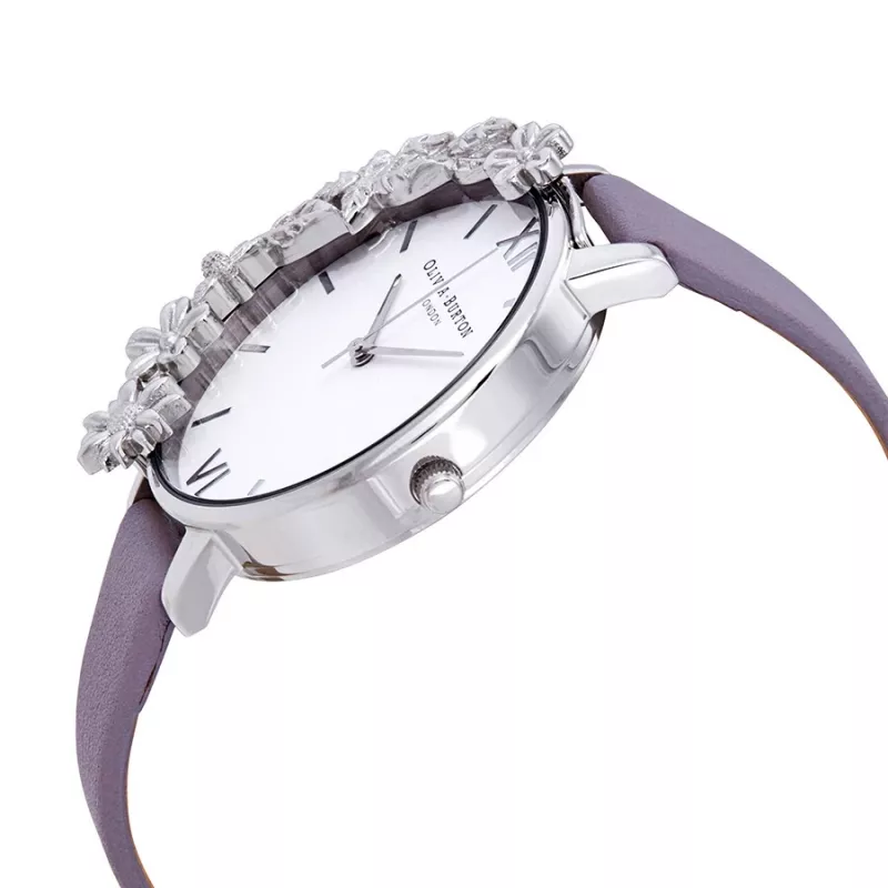 OLIVIA BURTON Damenuhr OB16CB05 38mm Roségold Edelstahlgehäuse Blush-Lederarmband