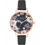Olivia Burton Damenuhr OB16GSET24 34mm mit Blumenzifferblatt und Armband