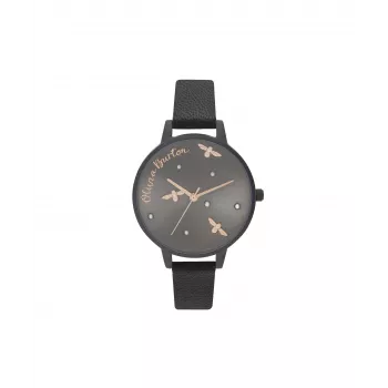 OLIVIA BURTON Damenuhr OB16PQ02 Pretty Blossom 34 mm Roségold Edelstahl