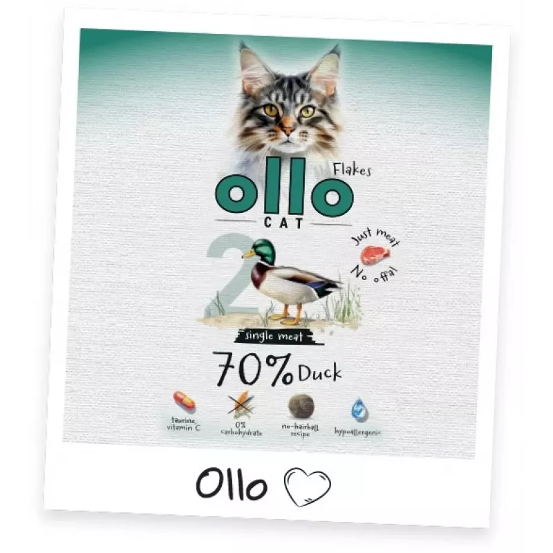 Ollo Cat Pouch No. 2 Duck 85 g - Alleinfuttermittel in Sauce