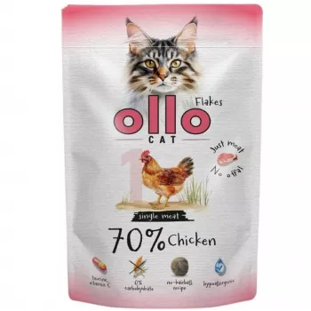 Ollo Nassfutter für Katzen Beutel Huhn 85g