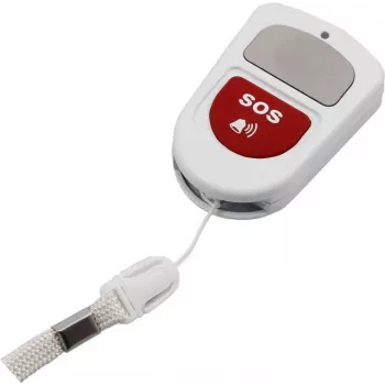 Olympia 5912 RF-Funkfernbedienung, 4-Tasten-Schlüsselanhänger, Weiß