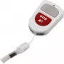 Olympia 5912 RF-Funkfernbedienung, 4-Tasten-Schlüsselanhänger, Weiß