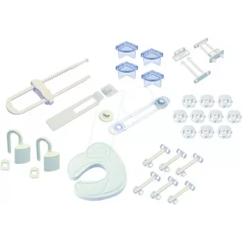 Olympia BS 877 Starter-Kit Babysicherheit Funk-Alarmsystem mit GSM-Wählgerät, 868 MHz, 100 dB Sirene, 2 Tür-/Fensterkontakte, Bewegungsmelder, Fernbedienung