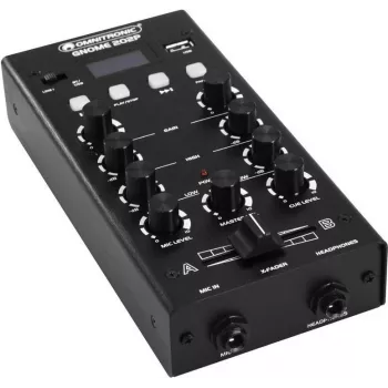 OMNITRONIC GNOME-202P Mini-Mixer Schwarz 10006885