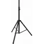 OMNITRONIC LCK-2 Boxenhochständer Lautsprecherständer, höhenverstellbar 100-180 cm, max. Traglast 30 kg, 35 mm Flansch, Stahl, Schwarz 60004186
