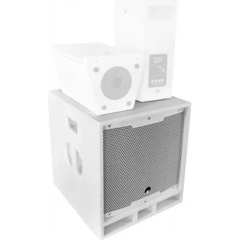 OMNITRONIC MAXX-1206DSP 2.1 Aktiv-Subwoofer-System 12 inch Weiß 11039065