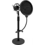 OMNITRONIC MSP-1 Mikrofonständer mit Spinne und Popfilter 60006024