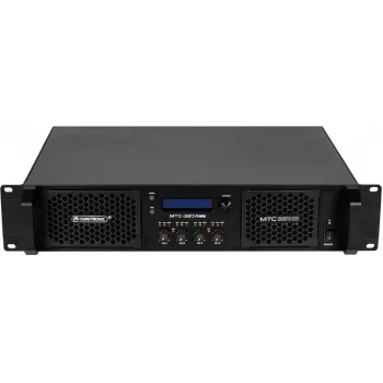 OMNITRONIC MTC-3204DSP 4-Kanal-Endstufe mit DSP, 4 x 800 W bei 4 Ohm, Class D, 1U Rackmontage 10452431