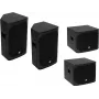 OMNITRONIC PA Set AZX Passive M - 2x 10 inch passive PA-Lautsprecher, je 150W RMS/300W Peak, 8 Ohm, Sperrholz, Schwarz 20000528