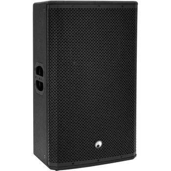 OMNITRONIC PAS-215A MK4 Aktiver 2-Wege-Fullrange-PA-Lautsprecher mit DSP und Bluetooth, 15 inch Woofer, 500W RMS, Schwarz 11039557