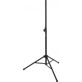 OMNITRONIC ROD-1283 Lautsprecher-Stativ, Höhe 100-180 cm, Belastung 30 kg, 35 mm Adapter, Stahl, Schwarz 11039106