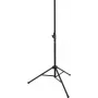 OMNITRONIC ROD-1283 Lautsprecher-Stativ, Höhe 100-180 cm, Belastung 30 kg, 35 mm Adapter, Stahl, Schwarz 11039106