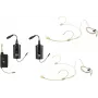 OMNITRONIC Set FAS TWO Dual-Kanal UHF-Funkmikrofon-System mit 2 Taschensendern und Headset-Mikrofonen (660-690 MHz) 20000971