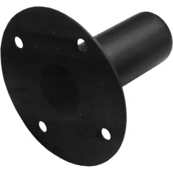 OMNITRONIC Lautsprecherständer-Montageflansch 35 mm, Stahl, Schwarz, Versenkt (6000450N)