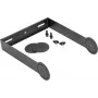 OMNITRONIC Schwenkhalterung für PAS-210/210A MK4 Lautsprecher-Wandhalterung, Stahl, Schwarz, 10 kg Traglast 11039573
