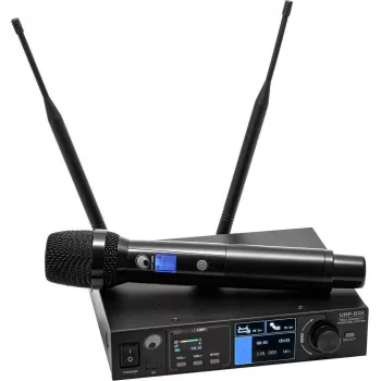 OMNITRONIC UHF-601 Single-Kanal UHF-Funkmikrofonsystem 823-832/863-865 MHz 13063600
