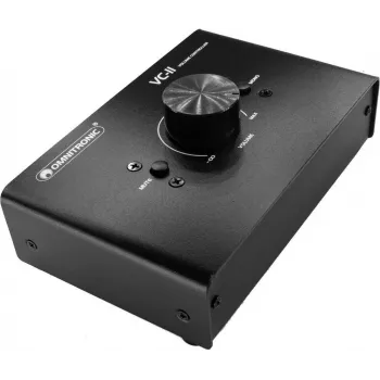 OMNITRONIC VC-11 Passiver Lautstärkeregler, Stereo RCA, Schwarz 10355796