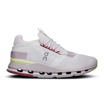 ON Cloudnova Undyed-White/Fade Damen-Lifestyle-Laufschuhe
