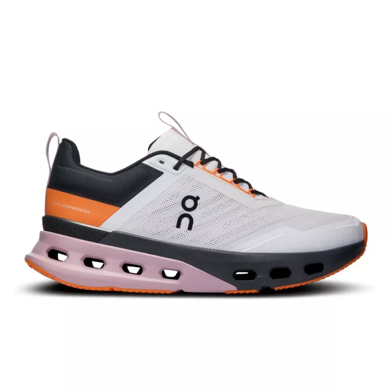 ON Cloudnova X Damen-Laufschuhe Frost/Orange