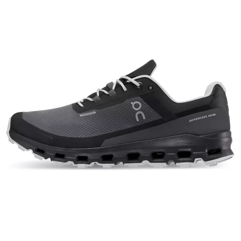 ON Cloudvista Waterproof Herren Trailrunning-Schuhe Eclipse/Schwarz