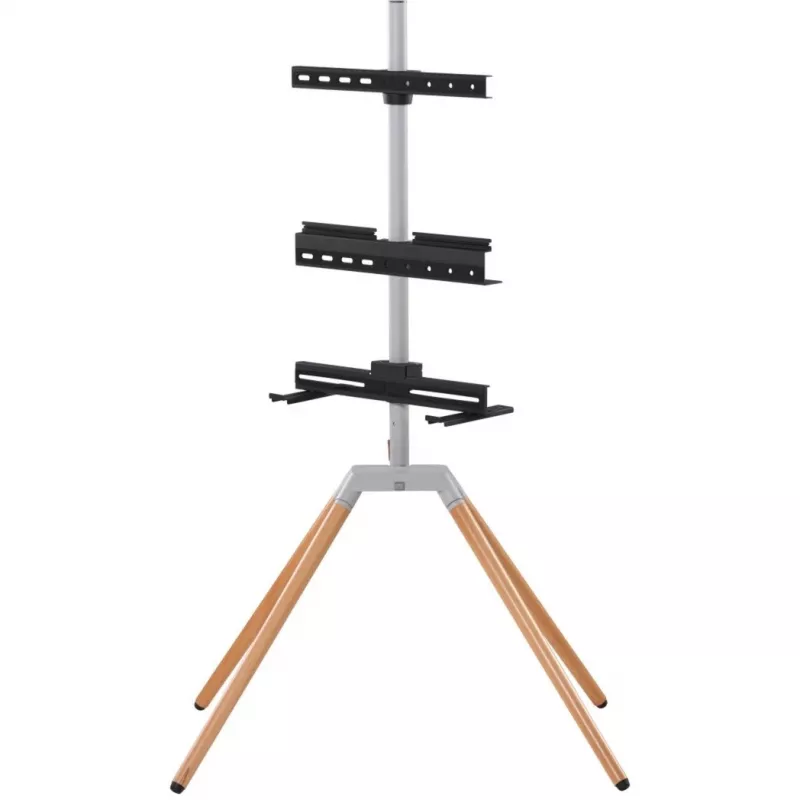 One for All Universal TV-Ständer Quadpod (Silber/Schwarz)