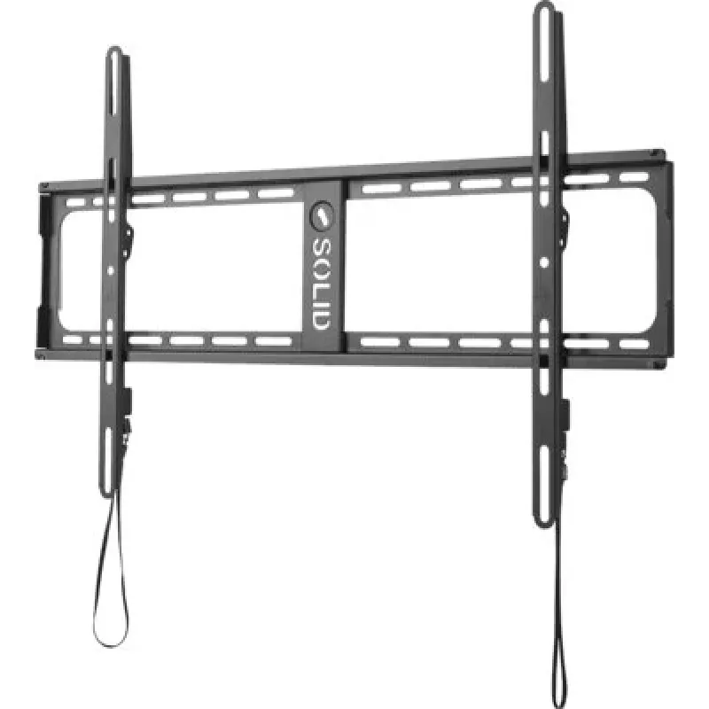 One For All WM4615 Solid FLAT Feste TV-Wandhalterung für 32-90 Zoll Fernseher, VESA 200x200 bis 800x400, 100 kg Kapazität, Easy Lock & Release, Schwarz