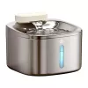 ONEISALL PW04 Trinkbrunnen für Haustiere 3,5L Edelstahl Katzenwasserbrunnen mit Dreifachfiltration