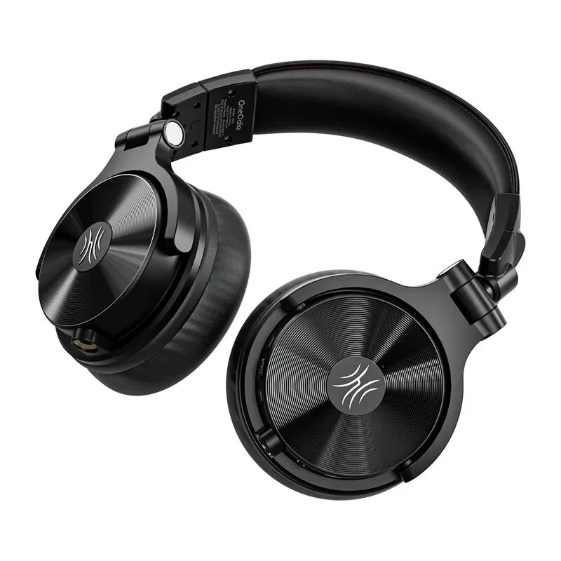 ONEODIO Studio Max 2 Kabellose Over-Ear-Kopfhörer mit Bluetooth 5.2, 72-Stunden-Akku, CVC 8.0 Mikrofon, faltbares Design (Schwarz)