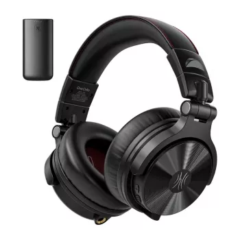 ONEODIO Studio Max 2 Kabellose Over-Ear-Kopfhörer mit Bluetooth 5.2, 72-Stunden-Akku, CVC 8.0 Mikrofon, faltbares Design (Schwarz)