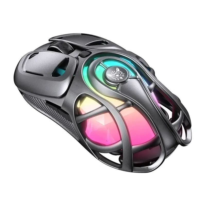 ONIKUMA DM02 Gaming Maus (Grau)