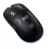 ONIKUMA DM03 RGB Gaming-Maus – Kabelgebundene optische Maus mit 6400 DPI, 7 programmierbaren Tasten, ergonomisches Design für Rechtshänder, Schwarz