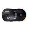 ONIKUMA DM03 RGB Gaming-Maus – Kabelgebundene optische Maus mit 6400 DPI, 7 programmierbaren Tasten, ergonomisches Design für Rechtshänder, Schwarz