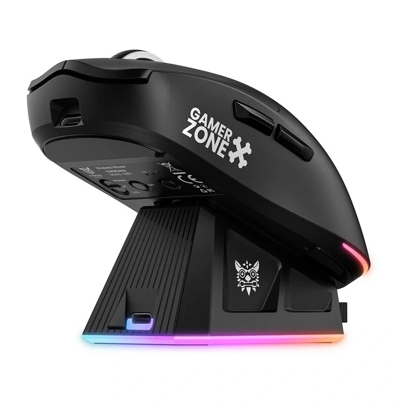 ONIKUMA DM07 RGB Gaming Mouse Schwarz 6400 DPI Kabelgebunden Optisch 7 Tasten