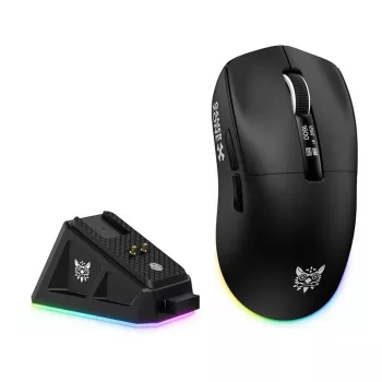ONIKUMA DM07 RGB Gaming Mouse Schwarz 6400 DPI Kabelgebunden Optisch 7 Tasten
