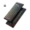 ONIKUMA G83 Gaming-Tastatur (Schwarz) - Mechanische RGB-Hintergrundbeleuchtung, kabelgebundenes USB-Full-Size-Keyboard mit blauen Schaltern