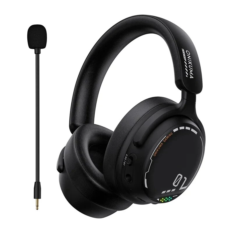 ONIKUMA GT886 Gaming-Kopfhörer Over-Ear Kabelgebunden RGB LED 50mm Treiber Schwarz