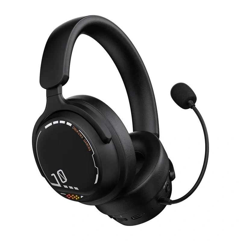 ONIKUMA GT886 Gaming-Kopfhörer Over-Ear Kabelgebunden RGB LED 50mm Treiber Schwarz