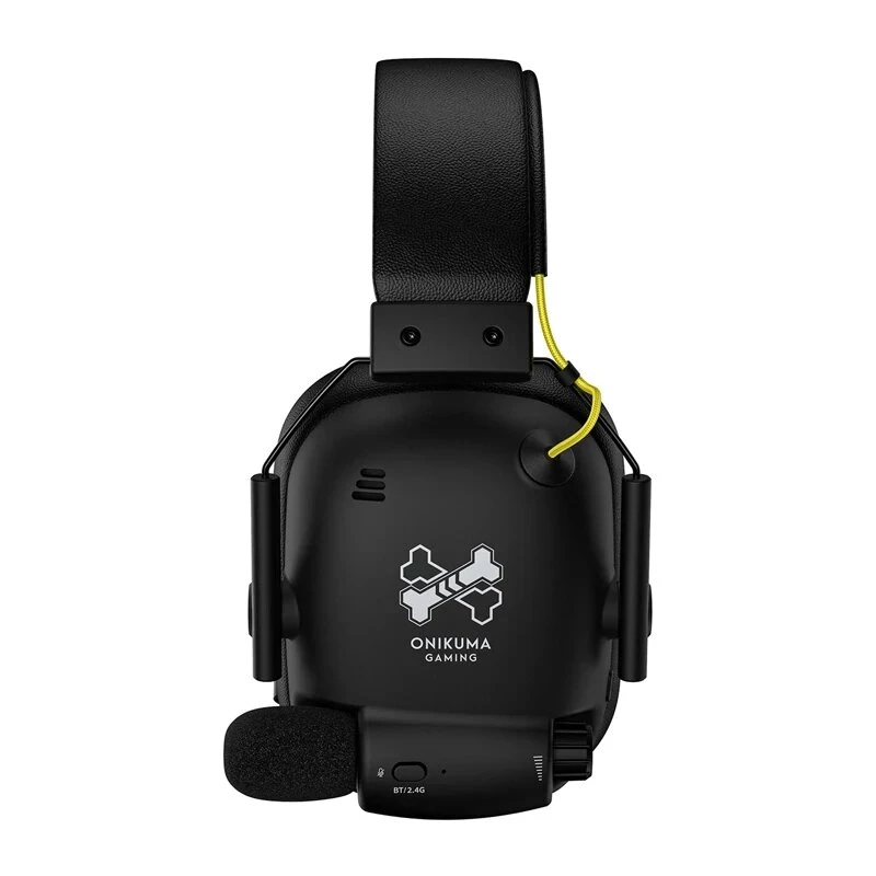 ONIKUMA GT888 Gaming Headset (Schwarz) - Kabelgebundenes Over-Ear-Headset mit RGB-Beleuchtung, 50-mm-Treibern, 3,5-mm-Klinke & USB