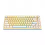 ONIKUMA MT707 Gaming-Tastatur (Gelb) - Mechanisch, Outemu Blue Switches, RGB-Hintergrundbeleuchtung, Vollformat, Kabelgebunden USB