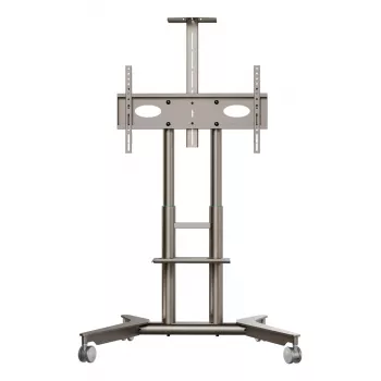 ONKRON TS1571-C Mobiler TV-Ständer mit AV-Ablage für 32-75 Zoll Bildschirme, Champagner