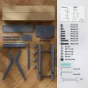 ONKRON TS1571-G Mobiler TV-Ständer für 32-75 Zoll Fernseher, 50 kg Tragfähigkeit, Graphit, höhenverstellbar