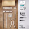 ONKRON TS1871-C Mobiler TV-Ständer für 55-90 Zoll Bildschirme - Champagner, höhenverstellbar, VESA 200x200 bis 800x500, 90,9 kg Tragkraft