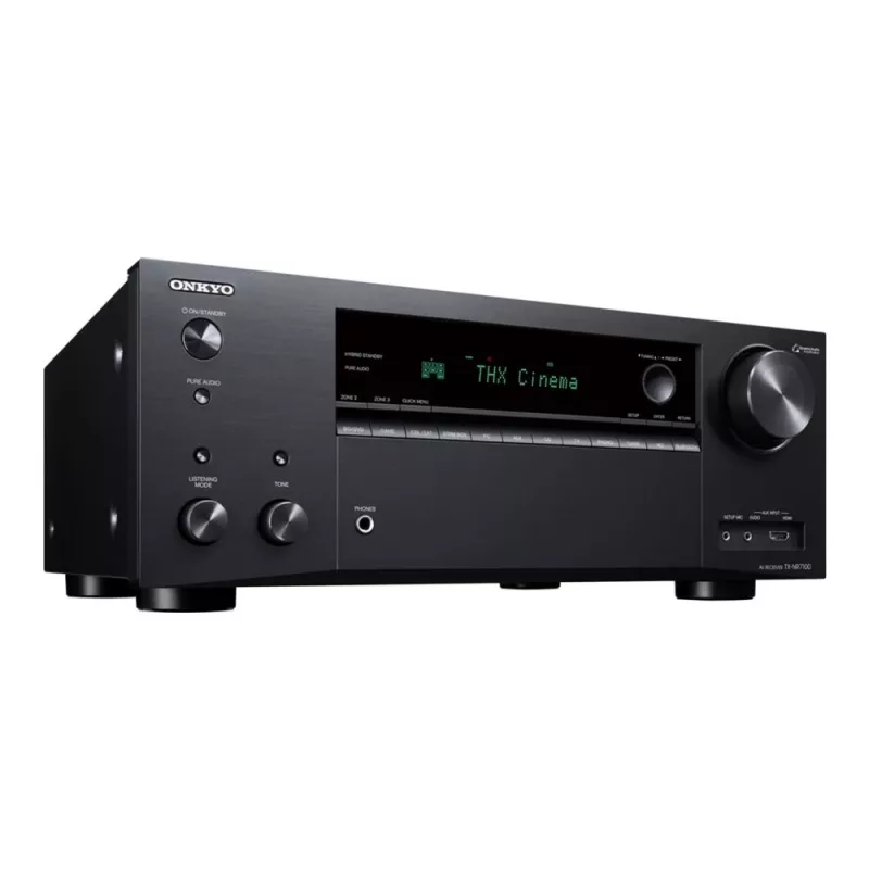 Onkyo TX-NR7100M2 9.2 AV-Netzwerk-Receiver 8K THX Wi-Fi Bluetooth Atmos Sonos-zertifiziert, Schwarz