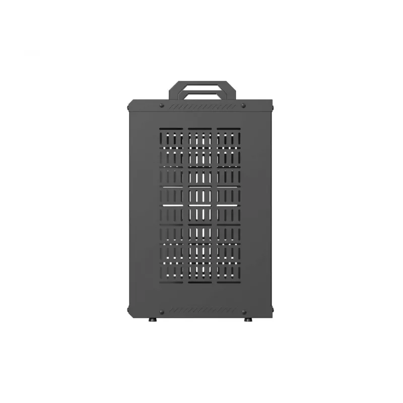 Open Rack 10 9U 280x300 Schwarz Wandmontage Offener Rahmen
