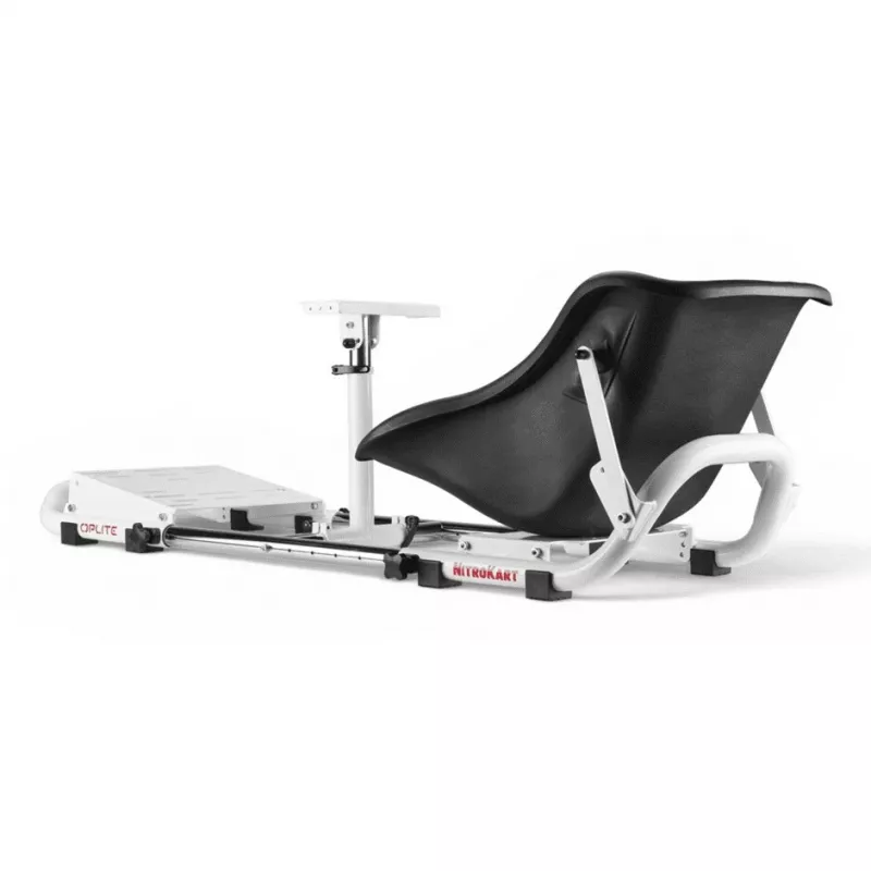 Oplite 104318 Racing Cockpit – Sim-Racing-Chassis mit verstellbaren Lenkrad- und Pedalhalterungen