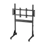 Oplite Nitrokart Monitor Stand V2 Schwarz - Einzelmonitor-Bodenständer für Flug- und Rennsimulatoren, bis 49 inch, VESA 75x75 bis 200x200, höhenverstellbar 700-1000mm, Neigung/Schwenk/Rotation, Stahl