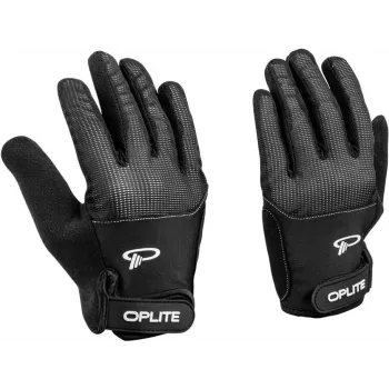 Oplite OP-GLOVE M Sim Racing Handschuhe - Schwarz - Kunstleder - Polyester - Silikon - Spandex - 100 mm - 224 mm - 150 g