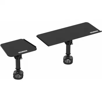 OPLite R8/S8 Cockpit Tastatur- und Mausablage - Schwarzer Stahl, verstellbar, seitlich montiert